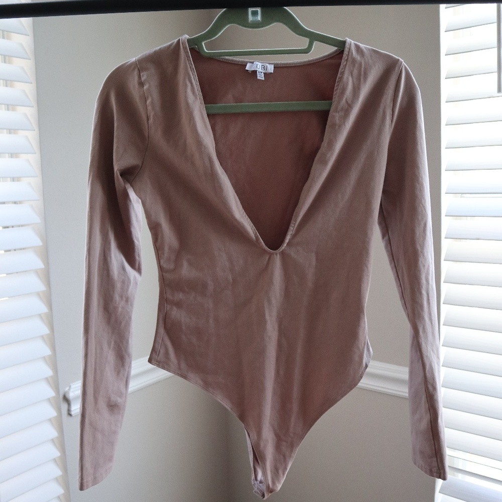 Tobi Lilac V Neck Bodysuit